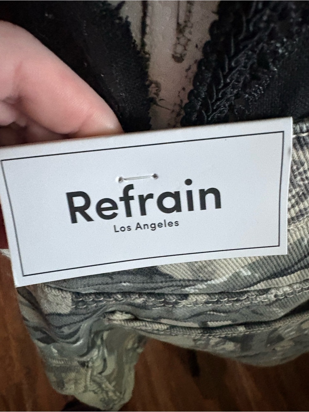 Women’s Camo Mini Skirt - Neutral Camo - Picture 2 of 3
